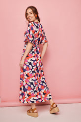 Vestido Largo Verbena Flor